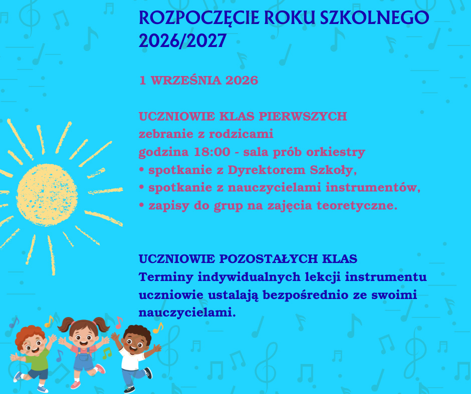ROZPOCZĘCIE ROKU SZKOLNEGO 